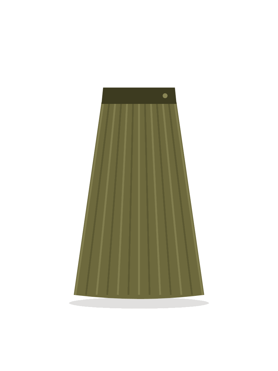 Juno pleated midi skirt (Image 1 of 2)