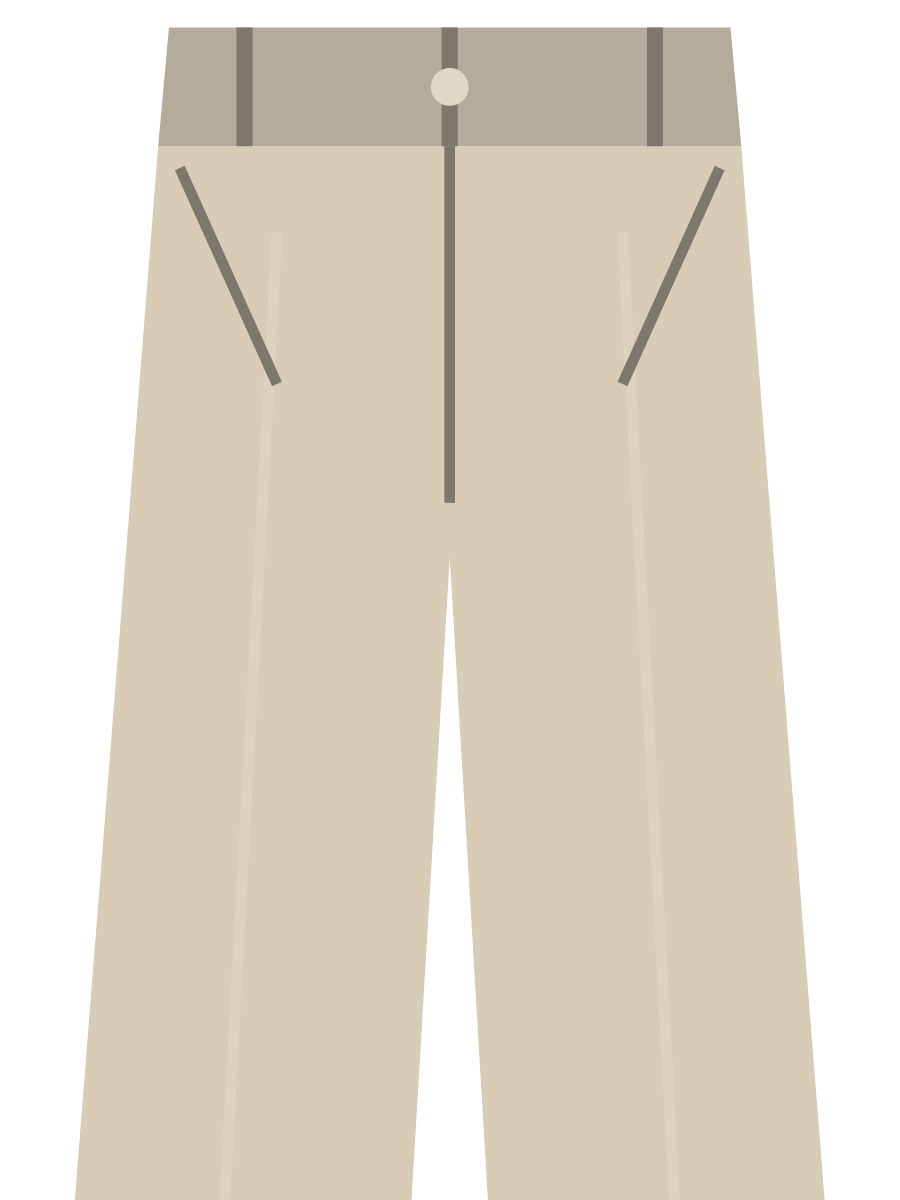 Marlow wide-leg trousers, sand (Image 2 of 2)