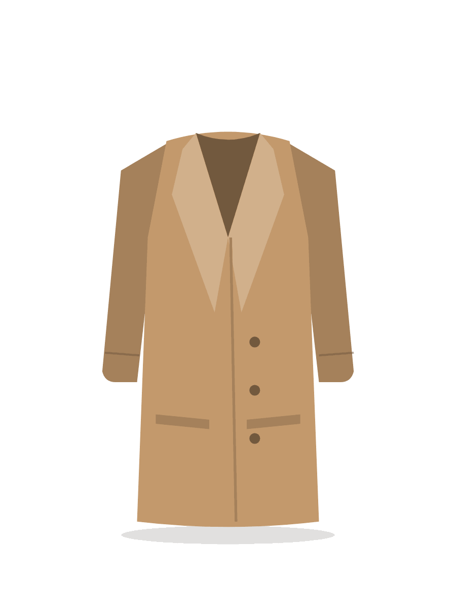 Odile wrap coat, camel (Image 1 of 2)