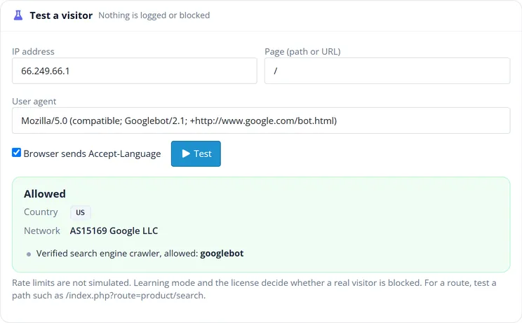 Tester, GeoIP databases and Cloudflare export