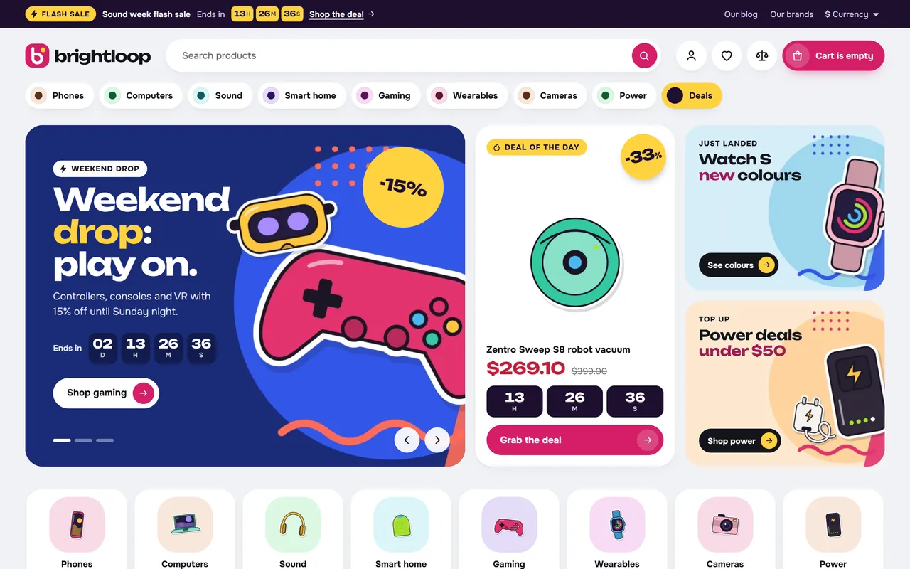 Pulse home page, Berry scheme
