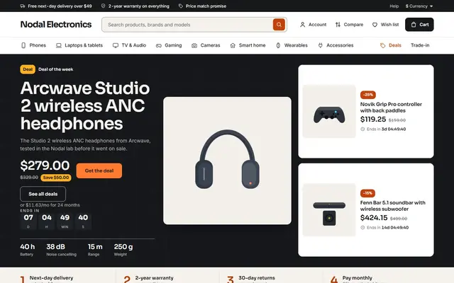 Volt: Electronics Superstore Theme