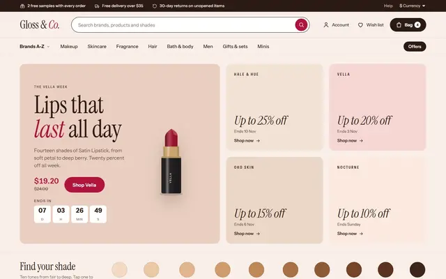 Gloss: Beauty &amp; Cosmetics Theme